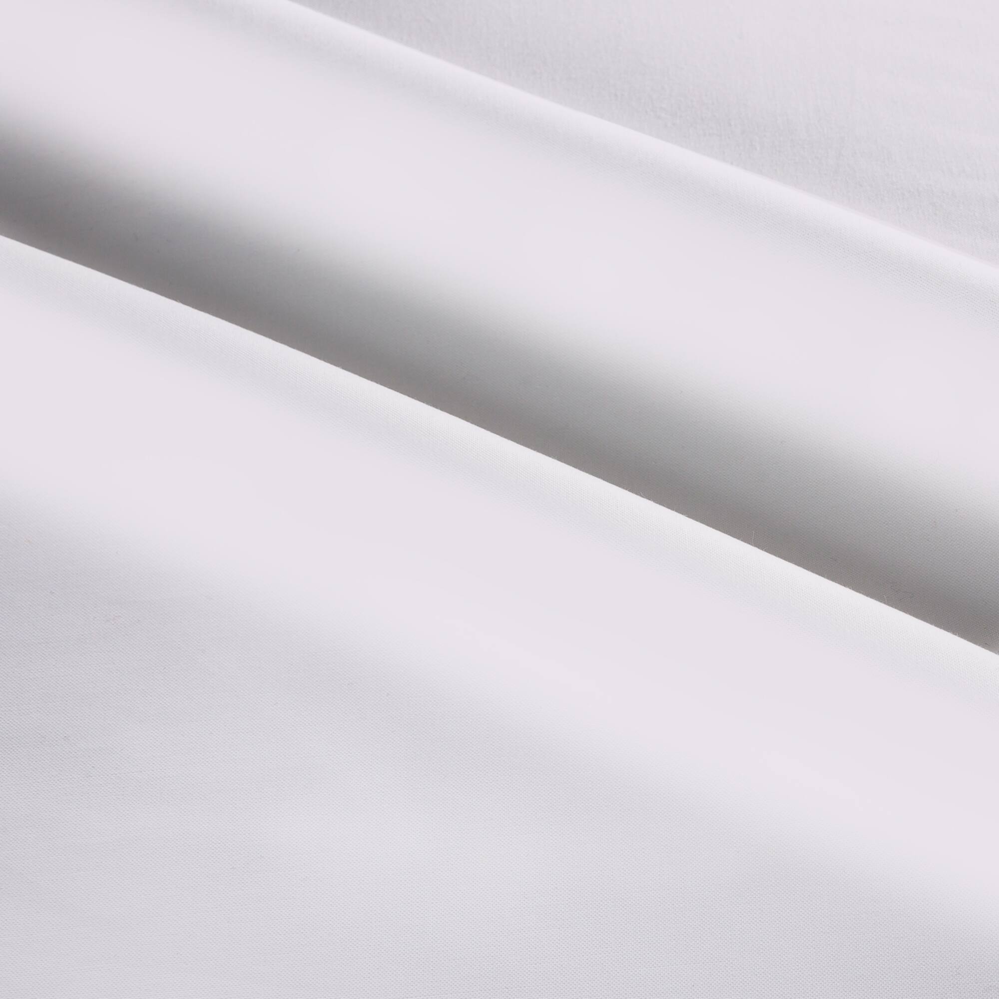 Springs Creative White Solid Cotton Fabric